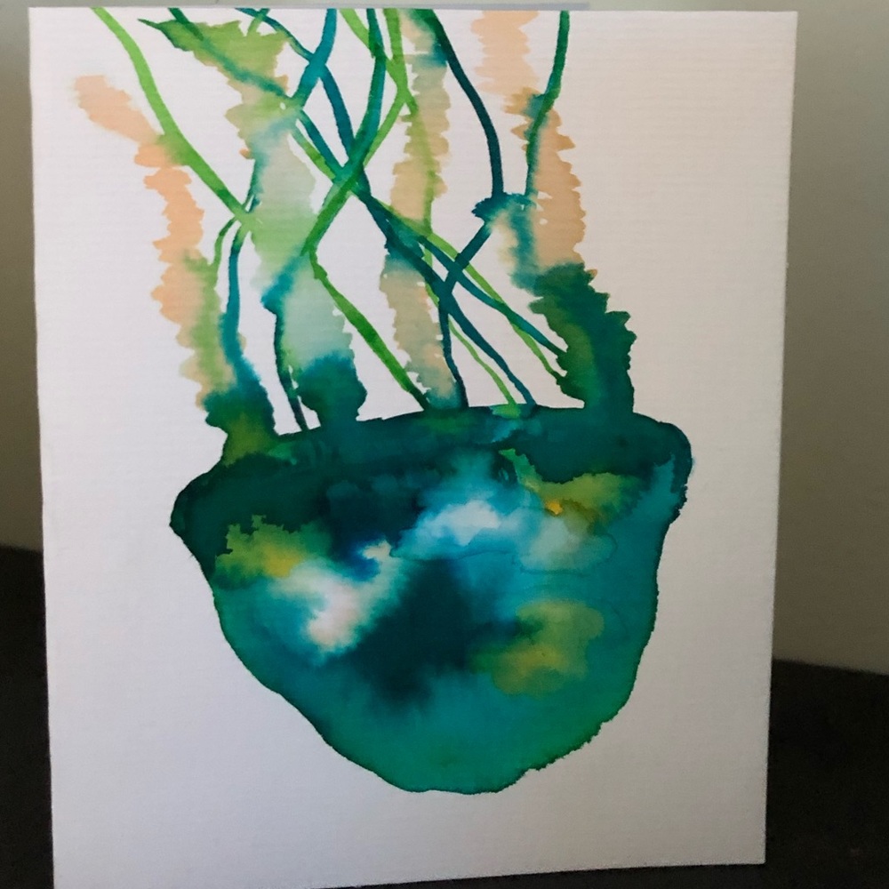 Handmade watercolor art
